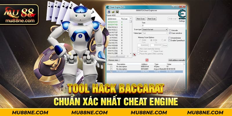 Tool hack baccarat chuẩn xác nhất Cheat Engine